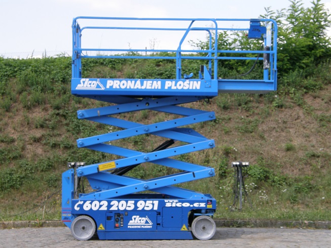 Akumulátorová nůžková pracovní plošina GS 10